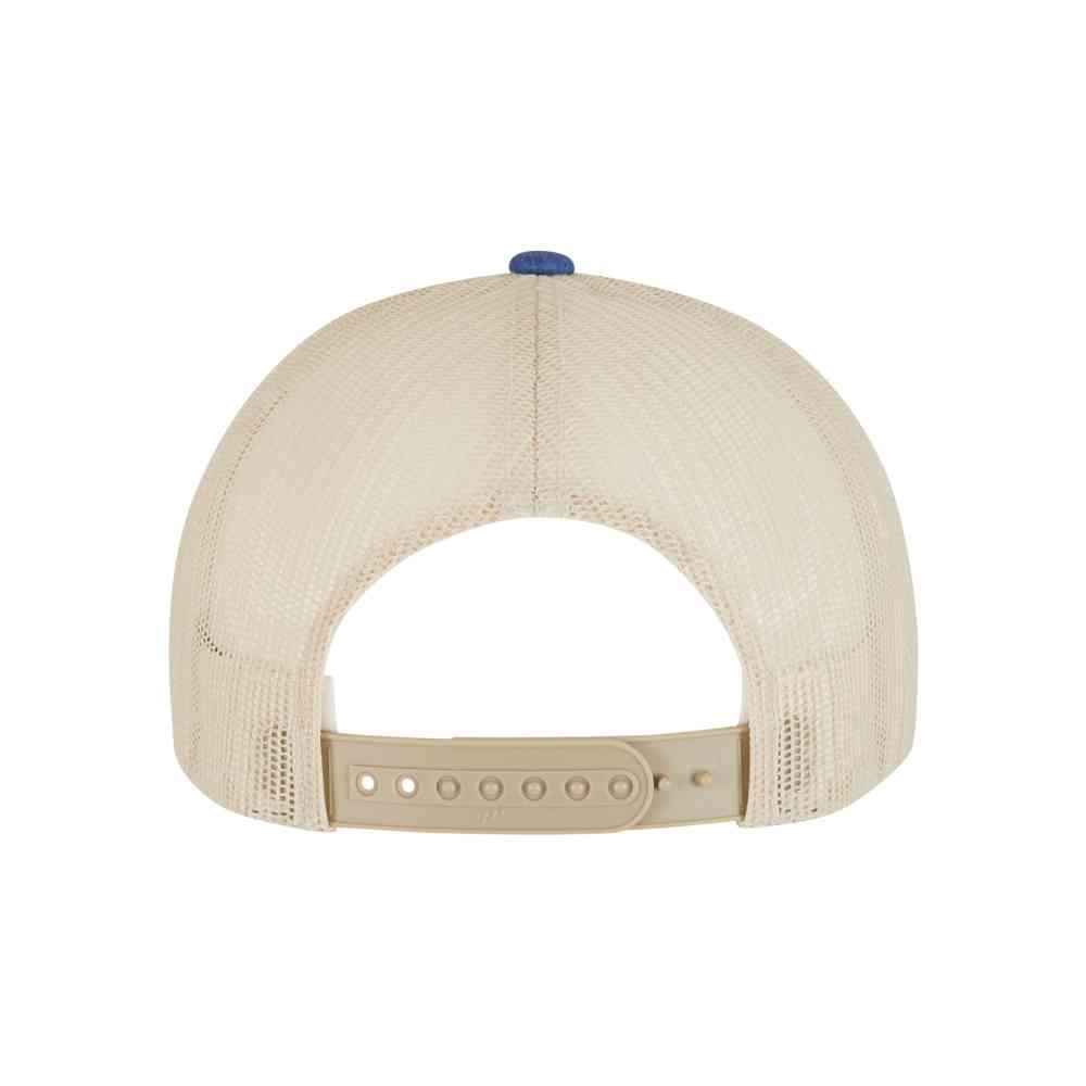 Flexfit - 5-Panel Retro 2-Tone Trucker cap - Blue/Beige